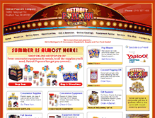 Tablet Screenshot of detroitpopcorn.com